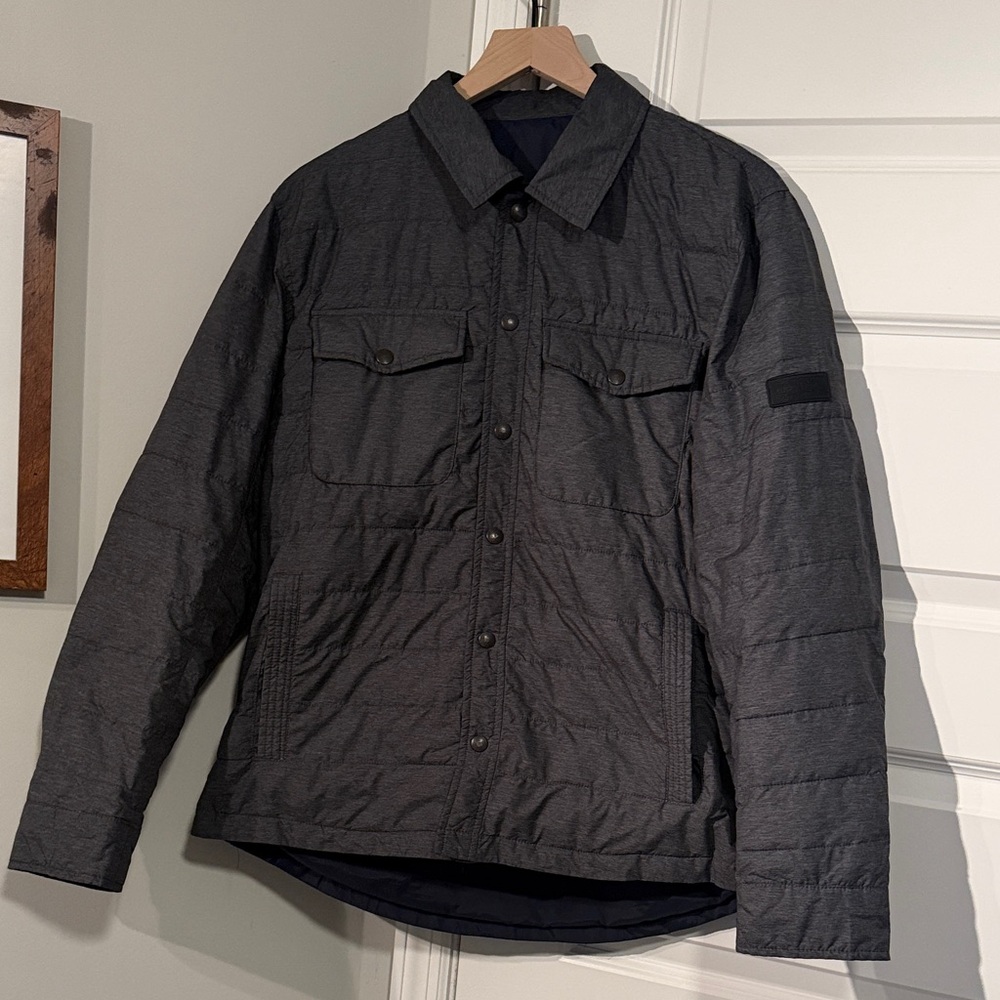 Lucky Brand Men's Gray Quilted Jacket
